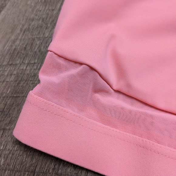 Victoria Sport Coral Pink Sports Bra Mesh Detail - Picture 5 of 7